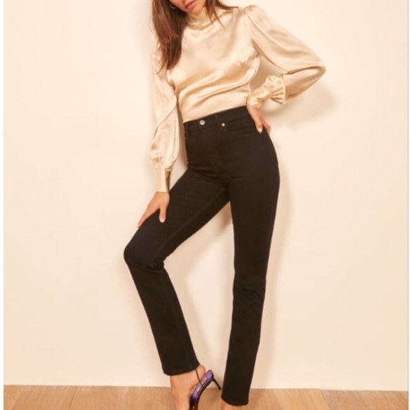 Reformation Audrey High Straight Jean 